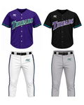Custom Baseball Uniform (Home and Away Tops + 2 Pants)