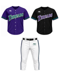 Custom Baseball Uniform (Home and Away Tops + Pants)