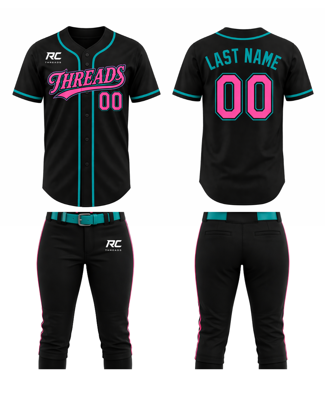 Custom Softball Uniform (Jersey and Pants)